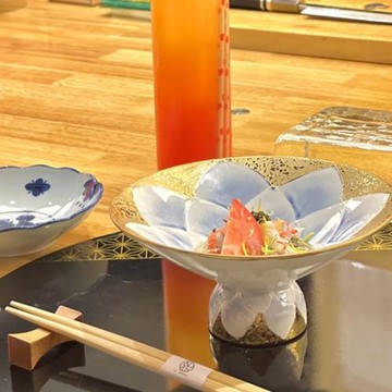 日式陶瓷料理餐具手繪高腳碗甜品水果碗小菜碟前菜碟小吃點心碟子