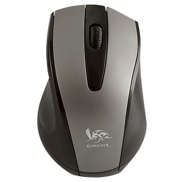 RONEVER 有線靜音光學滑鼠  SYS149  銀色