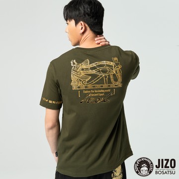 網路獨家【年貨㊣獨家價】創世聖甲蟲荷魯斯之眼短TEE(綠) - BLUE WAY 地藏小王