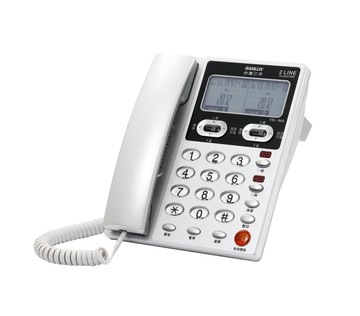 SANLUX 台灣三洋 雙外線有線電話機 TEL-868