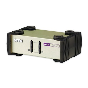 ATEN 2埠 USB+PS/2 雙介面KVM多電腦切換器(CS82U)