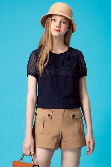 MW 造型口袋反摺短褲