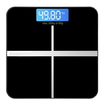 小麥購物 電子體重計 892g  黑色  1個  C131