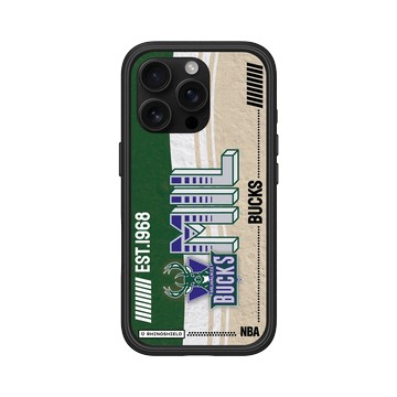 iPhone 16 Pro Mod NX 黑 - NBA - 復古球員卡-密爾瓦基公鹿 Milwaukee Bucks - Vintage Card