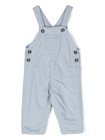 Tartine Et Chocolat - buttoned cotton dungarees - kids - Polyester/Cotton/Cotton - 18 mths - Blue