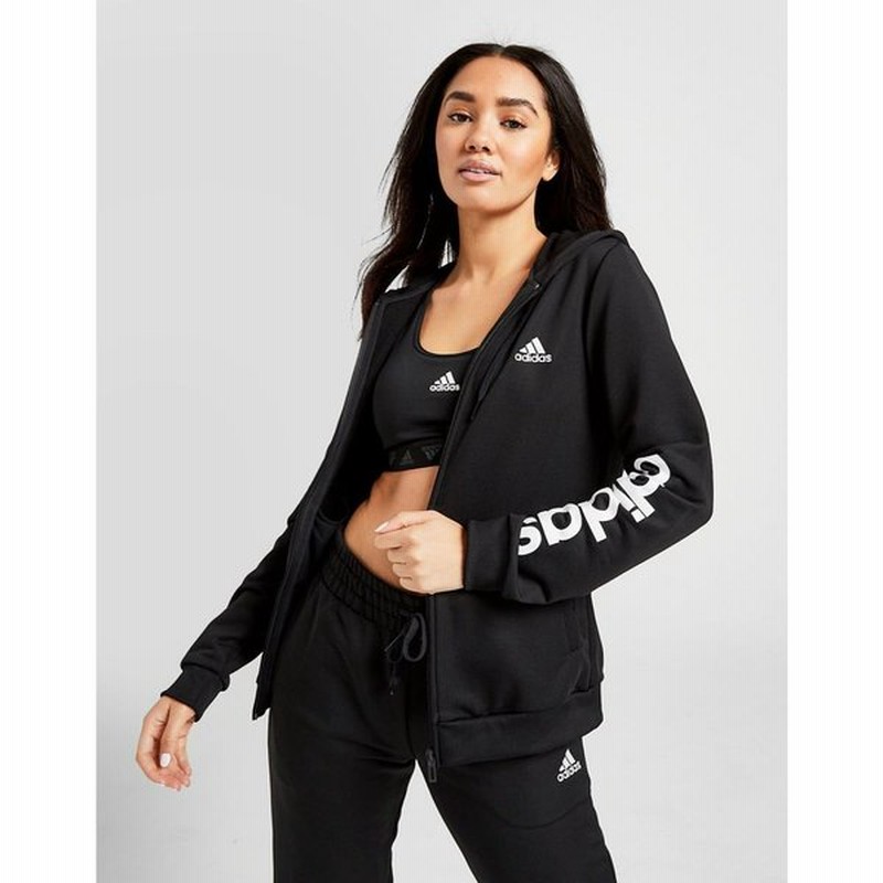 アディダス Adidas レディース ジャージ アウター Linear French Terry Tracksuit 通販 Lineポイント最大0 5 Get Lineショッピング