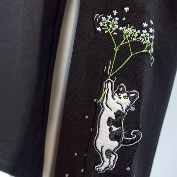 【滿天星貓】內搭褲 ( 黑 )