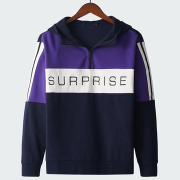 撤柜剪標尾貨衛衣男春季男士套頭連帽外套拼接ins潮厚款秋衣3R007