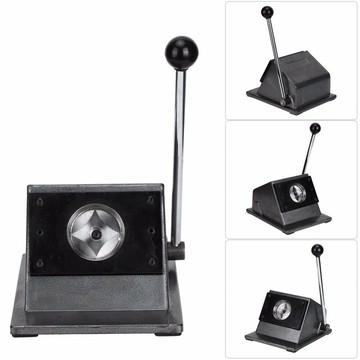 44mm胸章專用圓形切紙機 臺式切刀 裁圓工具 實際切紙直徑54mm【益三和】可開發票