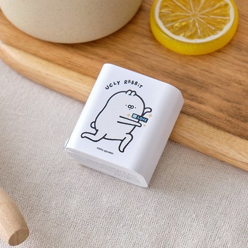 醜白兔愛的光波USB3.0+PD20W雙孔充電器