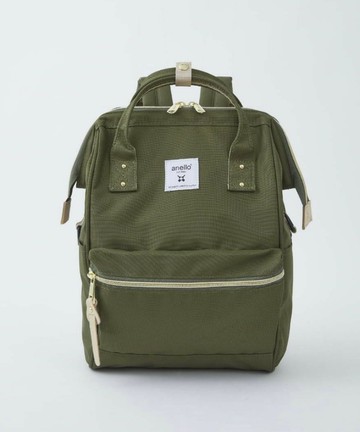 Anello - Cross Bottle系列 經典口金闊口背包 ATB0197Z 軍綠色