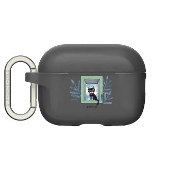 AirPods Pro 2 AirPods Case 黑 - 幾米 Jimmy Liao - 遺失了一隻貓-微風