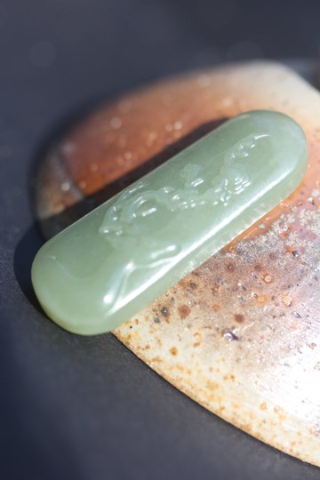 【一路有你】天然和田玉吊墜/小鹿玉墜-福祿個性-項鏈玉珮男女