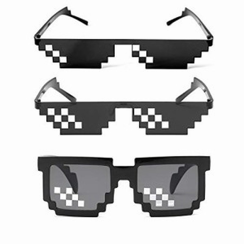 サングラス モザイクピクセルメガネ おもしろ メガネ 3本セット 面白メガネ パーティーめがね パーティーグッズ クールなcosplay 眼鏡 コ 通販 Lineポイント最大1 0 Get Lineショッピング