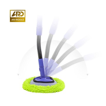 洗車拖把 汽車清潔刷 軟毛清洗擦車洗車工具 洗車大拖把 不傷車漆 洗車刷伸縮拖把15°彎折刷車不傷汽車漆擦冼車拖把工具