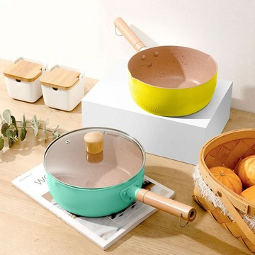 雪平鍋日本不粘鍋煮泡面嬰兒雪平鍋輔食小鍋家用小湯鍋麥飯石奶鍋