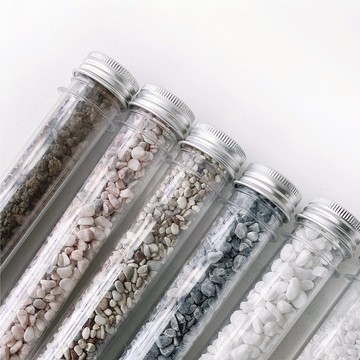 (現貨) 盆栽鋪面40ml試管裝 白石/大理石/玫瑰石/霓虹石/黑火山石