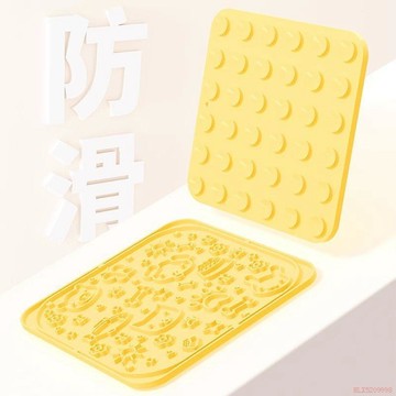 桃園出貨✨狗狗卡通寵物舔食墊慢食硅膠墊舔食貓咪藏食餐盤防噎卡通防漏吃飯
