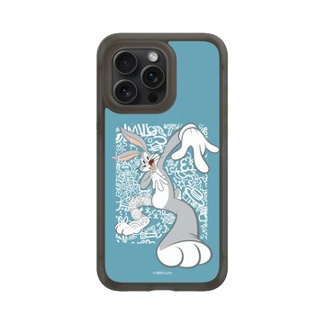 iPhone 15 Pro Max AirX 本質黑 - 樂一通 Looney Tunes - 亂花系列-兔巴哥