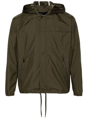 Herno - hooded lightweight jacket - men - Polyester - 50 - Green