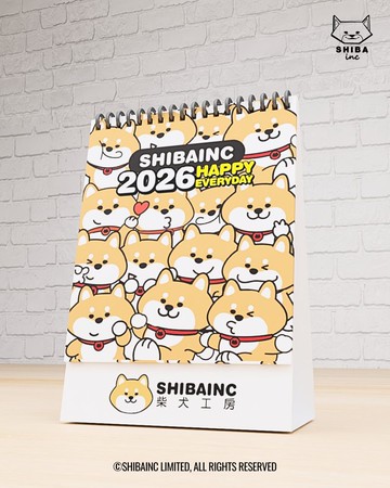 SHIBAINC—全新2026年 柴犬工房枱曆