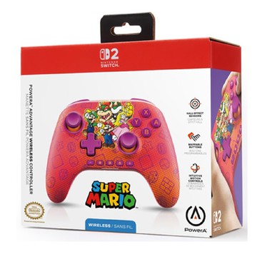 【PowerA】PowerA NS2 Switch 2 無線遊戲控制器 瑪利歐家族款