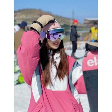滑雪眼鏡男女戶外單雙板雙層防霧大視野卡近視雪鏡柱面球面護目鏡
