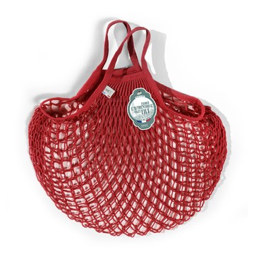 法國Filt經典手工編織袋-紅色(M)