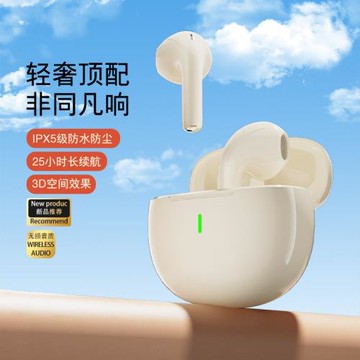 Bear tek 新款低延遲半入耳式藍牙耳機  建造智能觸屏 工廠可定制