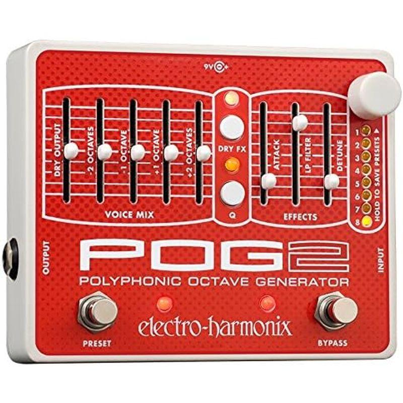electro-harmonix エレクトロハーモニクス エフェクター ポリフォニックオクターブジェネレーター POG2 国内正規品