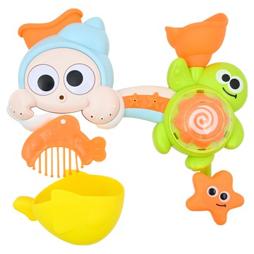 ingbaby 流水轉轉樂 洗澡玩具 多種趣味玩法 强力吸盤 尺寸: 24*7.5*21cm  1組