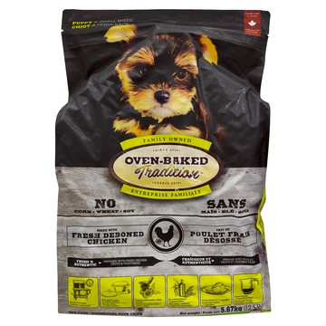 OVEN-BAKED TRADITION 幼犬小型犬飼料  野放雞  5.67kg  1袋