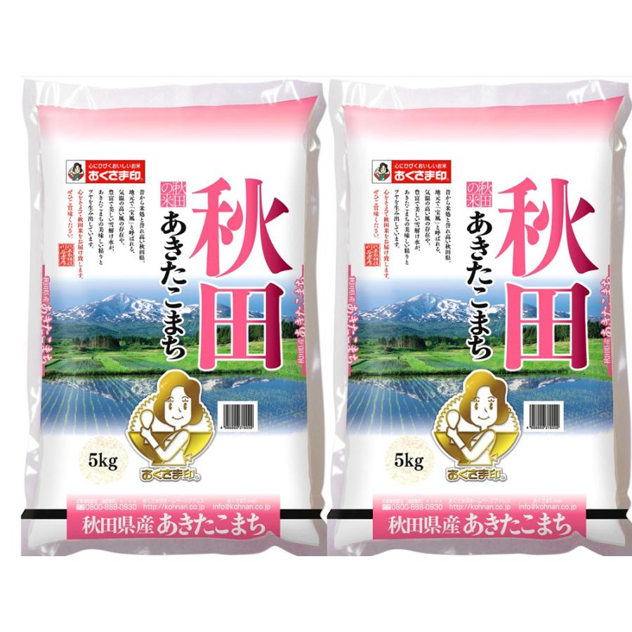 秋田県産 あきたこまち 5kg×2 お米 お取り寄せ お土産 ギフト プレゼント 特産品