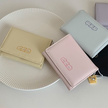 Bag House👜 芝士奶酪短款小錢包女2024新款學生可愛卡通大容量卡包三折式錢包