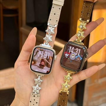 立體星星燈芯絨系列錶帶 適用Apple watch11錶帶 iwatch錶帶 全系列通用錶帶 當季錶帶