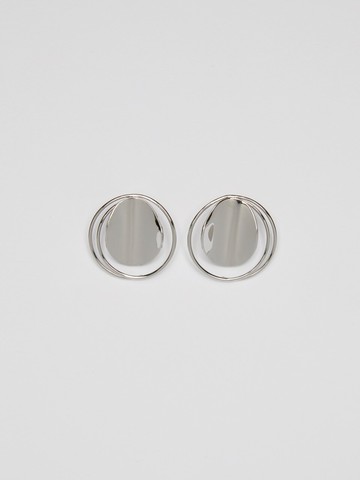 Full Moon Earrings_Silver