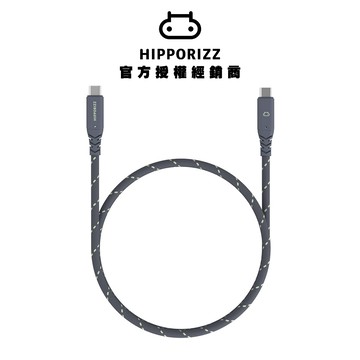 【Hipporizz】CAVO 1.5M USB-C to USB-C 雙色高速傳輸充電編織線 240W USB3.2