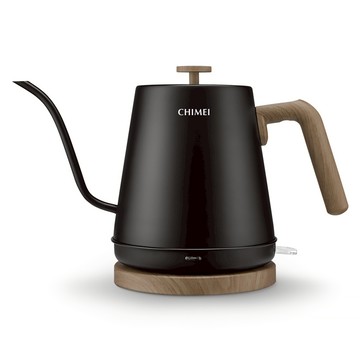 CHIMEI 奇美家電 木紋手沖細口快煮壺 KT-08L022 流線型壺嘴 304不鏽鋼材質  1個