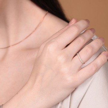 Flow Collection 18K鑽石戒指