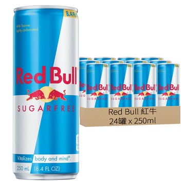 Red Bull 紅牛 無糖能量飲料 250ml  24罐