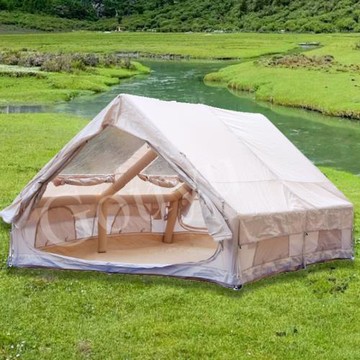 12平米210D充氣帳篷戶外露營野餐防雨速開便攜式自動搭建自駕游