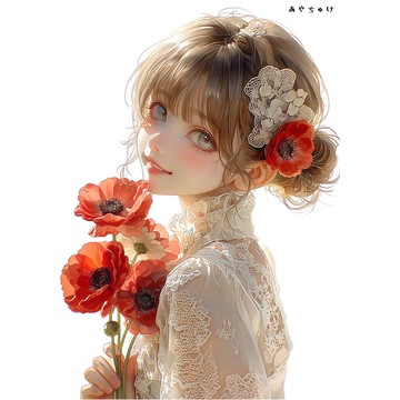 【3 月新品 3】07-119-0111 人物貼紙 春日序曲