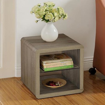 【咱的厝】DIY極簡造型小茶几桌/邊桌/置物櫃(深橡色)