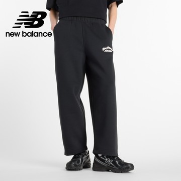 【New Balance】 NB 棉質刷毛長褲_女性_黑色_WP53500BK