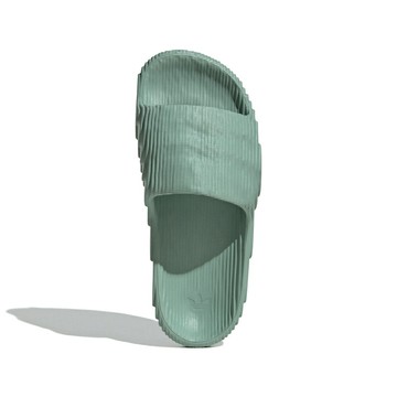 【ADIDAS】愛迪達 ADILETTE 22 W 運動 休閒 拖鞋 綠 女鞋 -IF9485