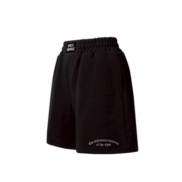 【HDEX】HDEX Sport 寬版五分運動褲_黑色