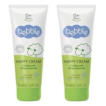 Bebble貝朵 親膚屁屁膏75ml(二入組)