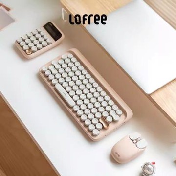 Lofree洛斐 奶茶機械鍵盤 贈送注音輸入轉印貼紙