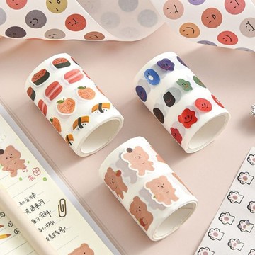 手帳 裝飾貼 笑臉 可愛卡通 甜美 手帳DIY 封口貼