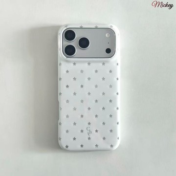 韓系新款.韓系星星適用iPhone17promax冰川紋手機殼16蘋果15防摔14/13/1211